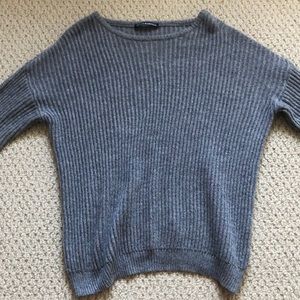 NEVER WORN: Brandy Melville Grey Chunky Sweater